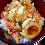 手作りつゆで天丼